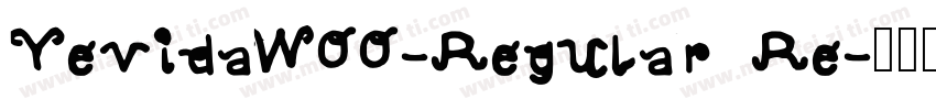 YevidaW00-Regular Re字体转换